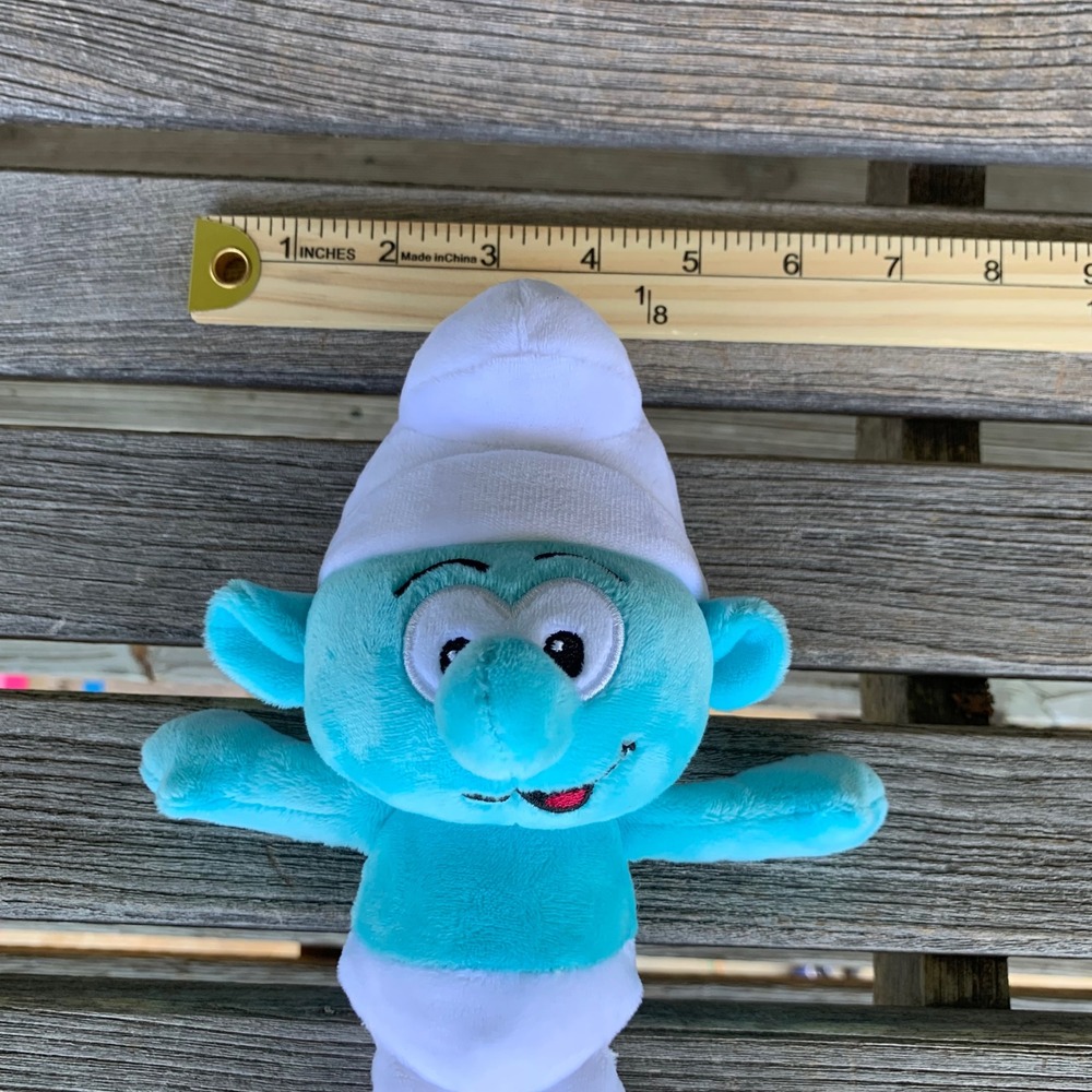 The Smurfs 2025 Paramount Pictures Blue Plush Toy Snapco LLC 9.5 inch AMC Movie - Picture 8 of 8